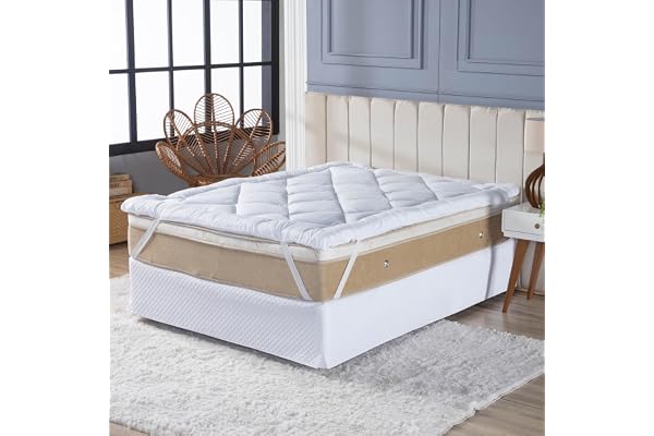 Pillow Top Toque de Pluma 650g/m² 5cm Espessura (Casal)
