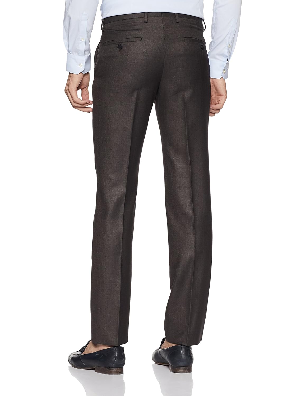 van heusen men's slim fit formal trousers