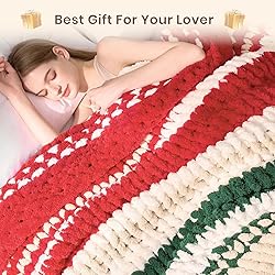 L'AGRATY Chunky Knit Blanket