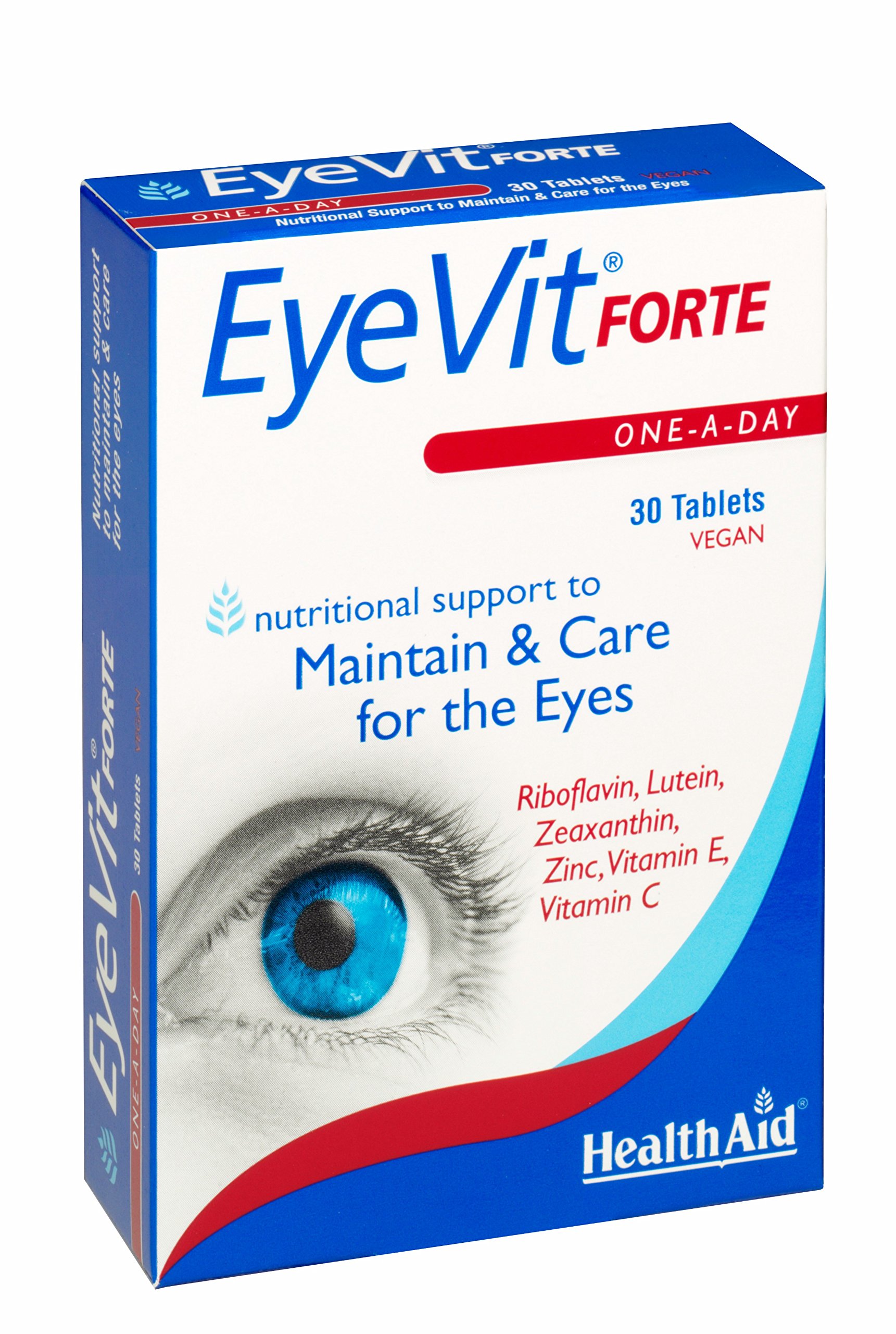 HealthAid Vegan EyeVit Forte Tablets - (Pack of 30 Tablets)