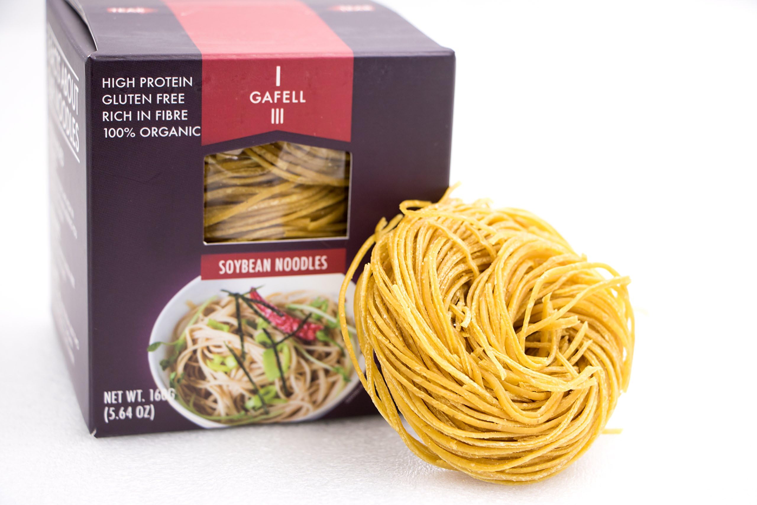 GAFELL - Soybean Noodles, Organic, Gluten Free, 5.64 OZ, (Pack of 6)