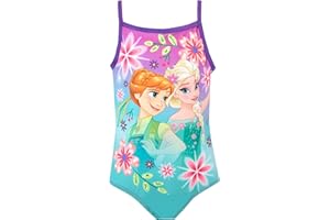 Disney Frozen Bathing Suits | Anna and Elsa Frozen Costume | Swimming Suits for Girls | Sizes 3T to 7