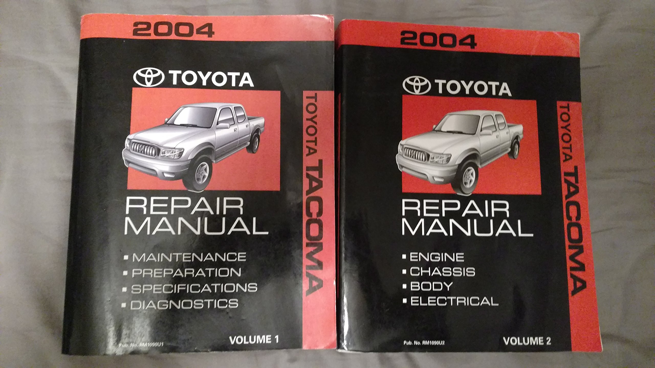 2004 Toyota Tacoma Truck Service Shop Repair Manual Set Factory Oem Books New X Toyota Amazon Com Books