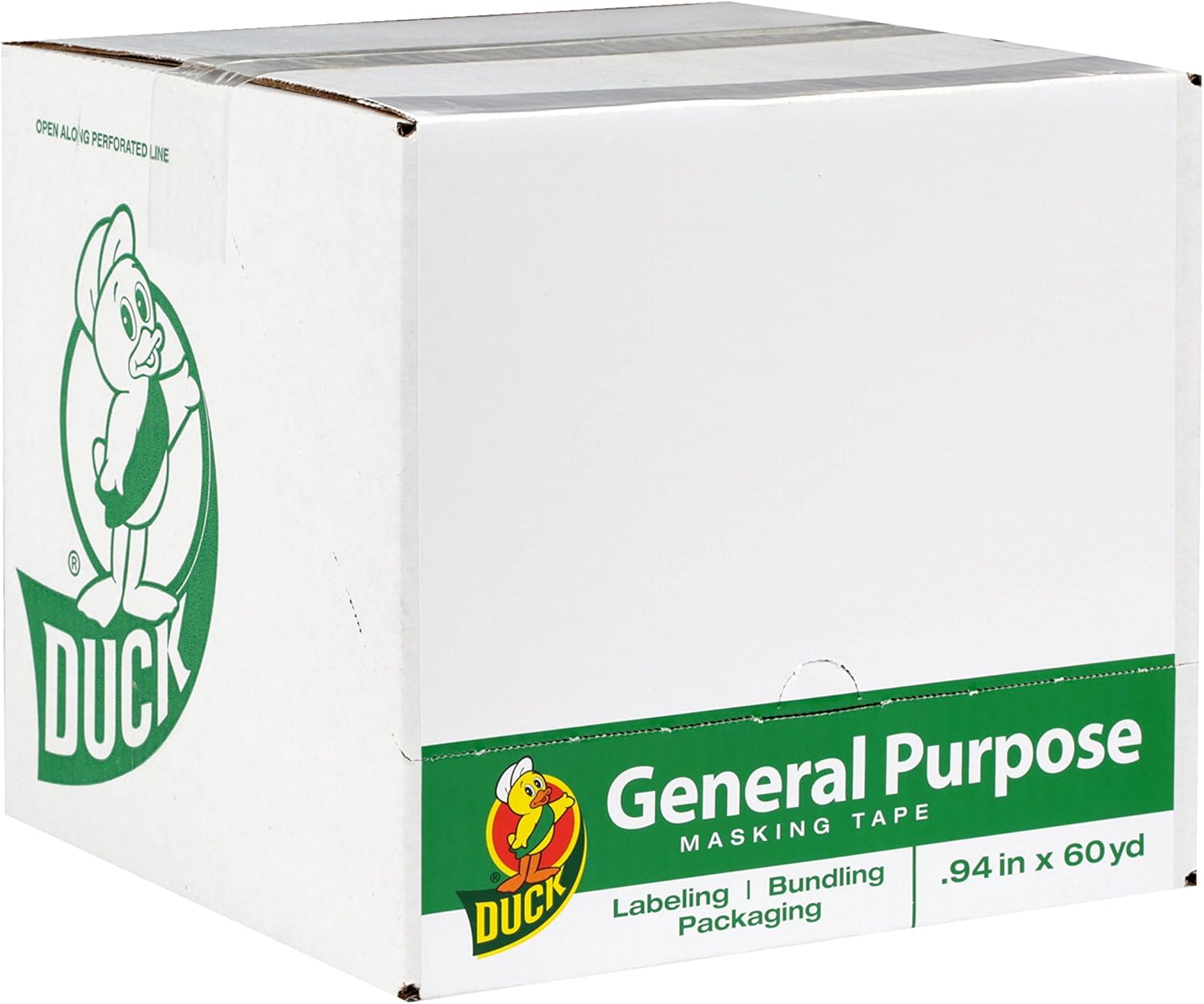 Duck Brand General Purpose Masking Tape - Beige, 1.88 in. x 60 yd., 2-Pack - - 