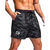G Gradual Men's Athletic Workout Shorts with Pockets 5"/7"/9" Lightweight Quick Dry Gym Basketball Running Shorts for Men