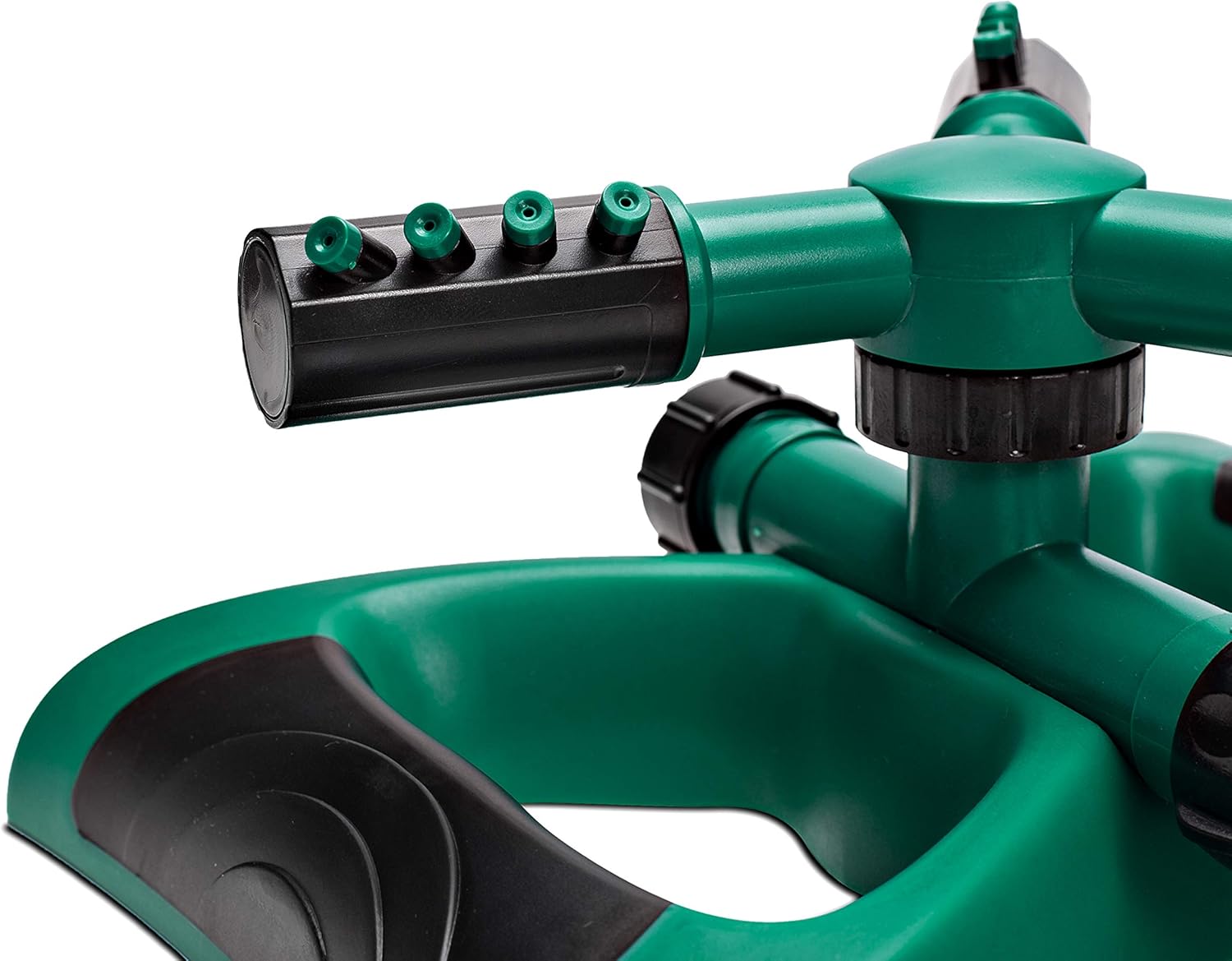 GreenGlow Garden Weighted Rotating Sprinkler - Best Garden Sprinklers, Watering Grounds, Misting Yard Plants - Gardening Water Rotator, Backyard Sprayer, Lawn Spinners - Heavy-Weight Stabilizers : Garden & Outdoor