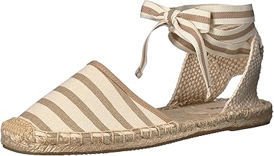 soludos classic canvas stripe espadrille sandal