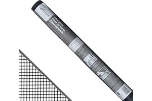 Saint-Gobain ADFORS Standard Screen, 36 Inches x 25 Feet Roll - Replacement Screen for Windows and Doors - Charcoal