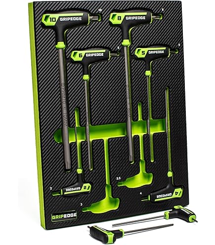 Proto Stanley J4969 Metric T-Handle Hex Key Set, 6-Piece