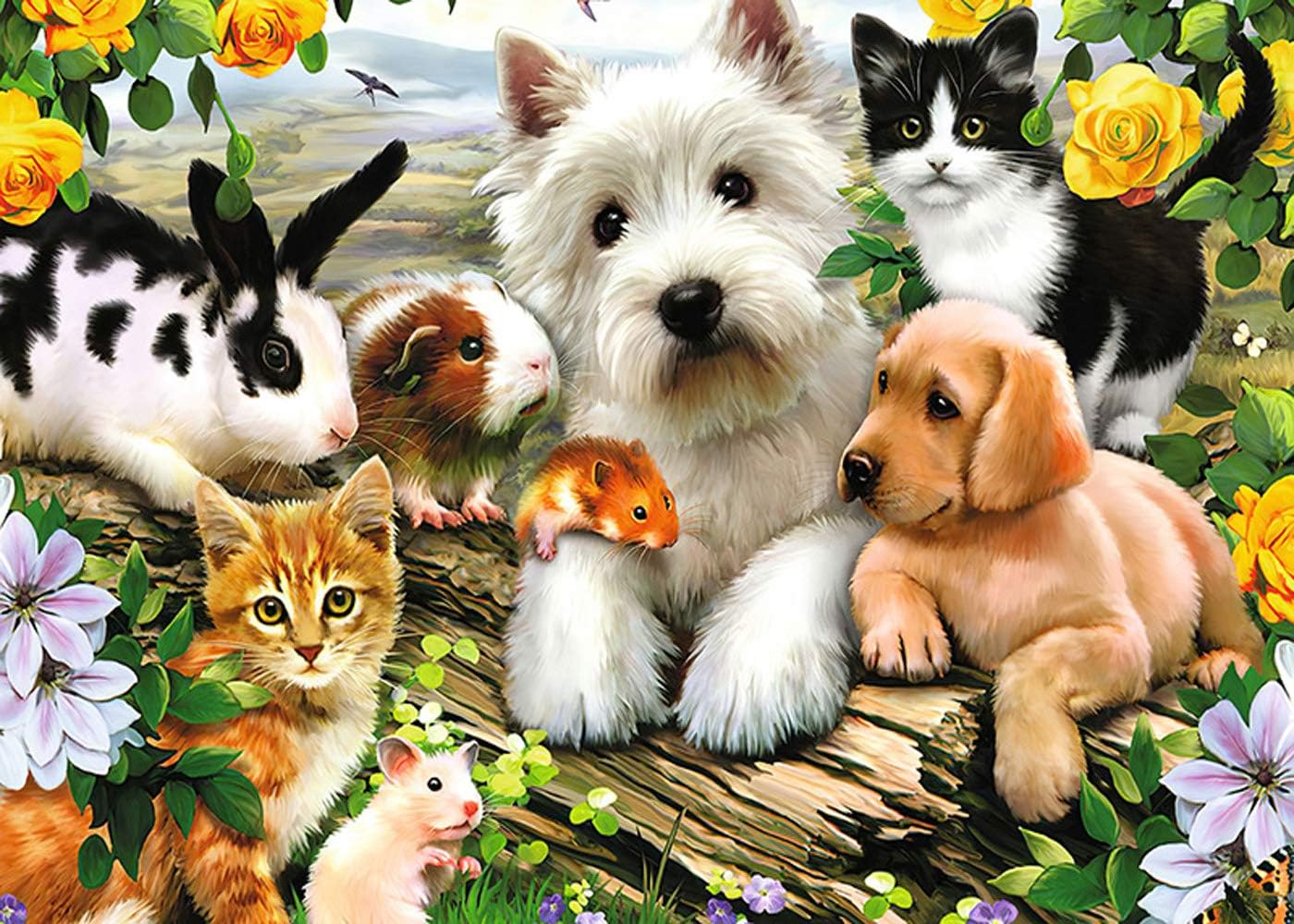 Scenery Puzzle, Landscape Puzzles 1000 Piece Puzzles Jigsaw Puzzles for Kids and Adults, Advanced Players, Family Entertainment Educational Puzzle (Animal-6)