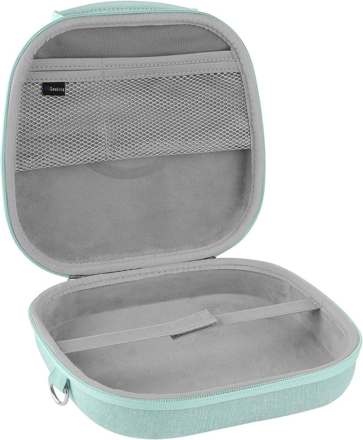 Geekria Shield Headphones Case Compatible with AirPods Max Case, Replacement Hard Shell Travel Carrying Bag with Cable Storage (Green) - Image 3