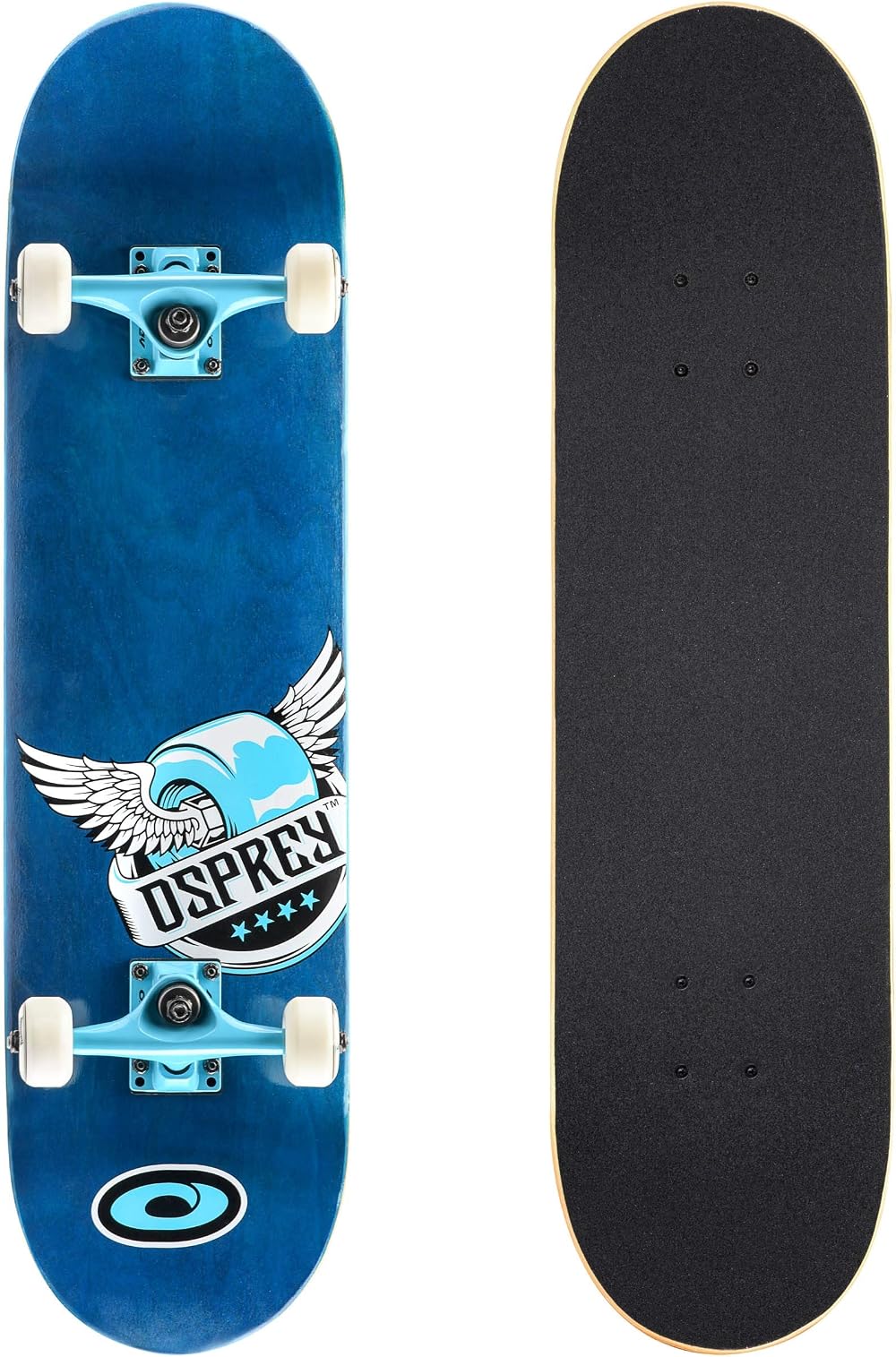 Osprey Complete Skateboard 31 x 8 Double Kick Skateboard Pride Design