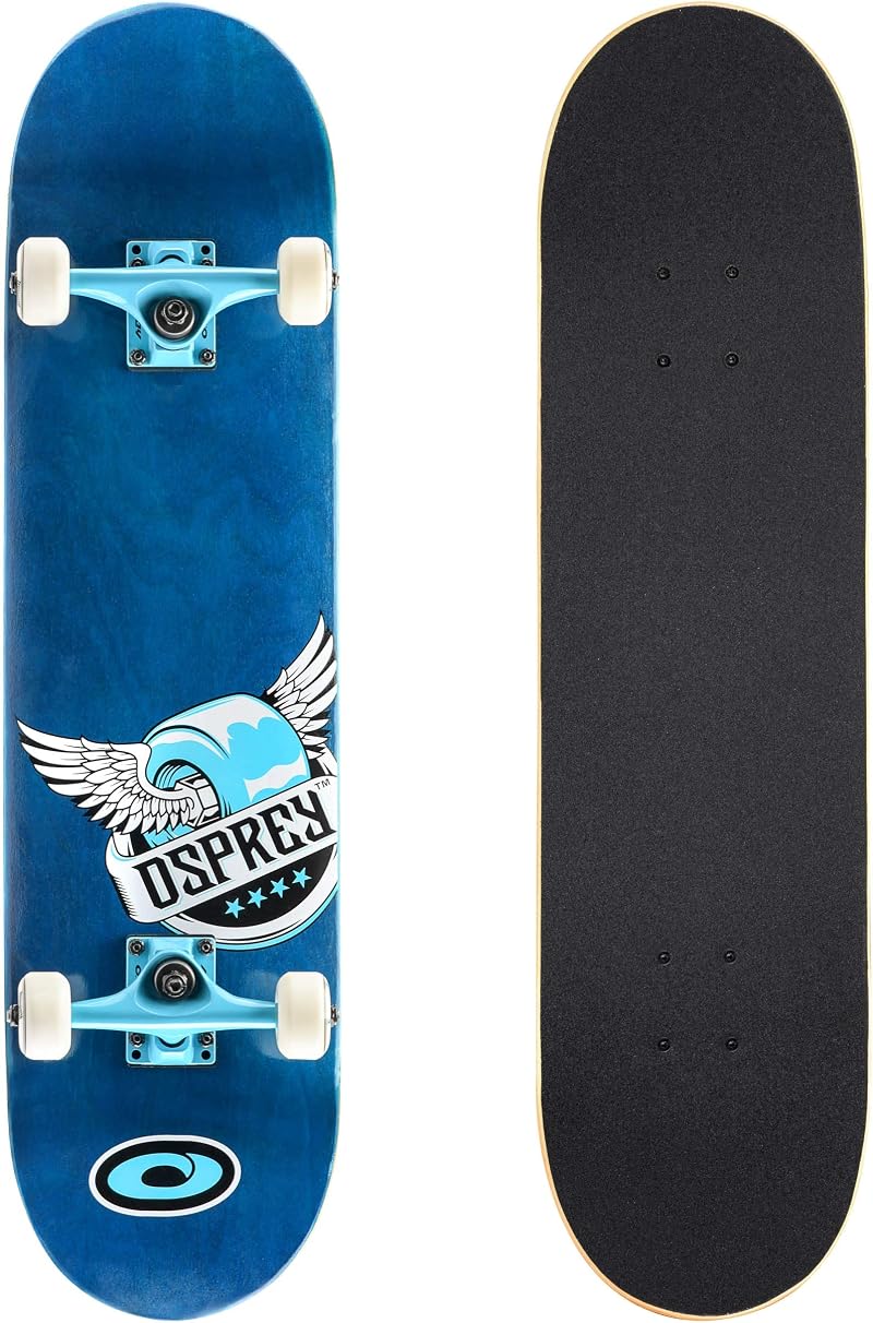 Osprey Complete Skateboard 31 x 8 Double Kick Skateboard Pride Design