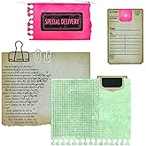 Sizzix Clear Stamps Set with Framelits Dies, Creative Combos by 49 &amp; Market, 10 Rubber Stamps &amp; 10 Cutting Dies