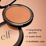 e.l.f. Primer-Infused Bronzer Tan O' Clock Matte Bronzer Long-Lasting view 3