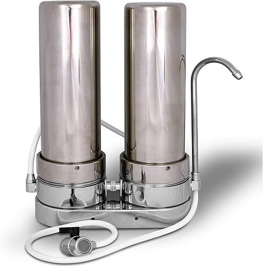 Amazon Com Ronaqua 2 Stages Stainless Steel Countertop Drinking