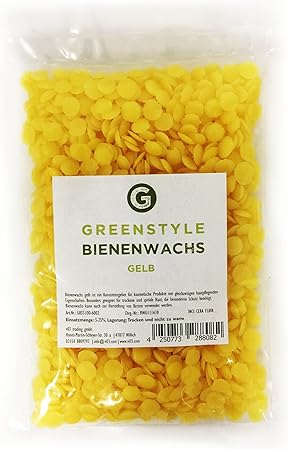 Greenmade Pastiglie Di Cera D Api Gialle Ideale Per Cosmetici Creme Crema Per Le Mani E Candele Amazon It Casa E Cucina