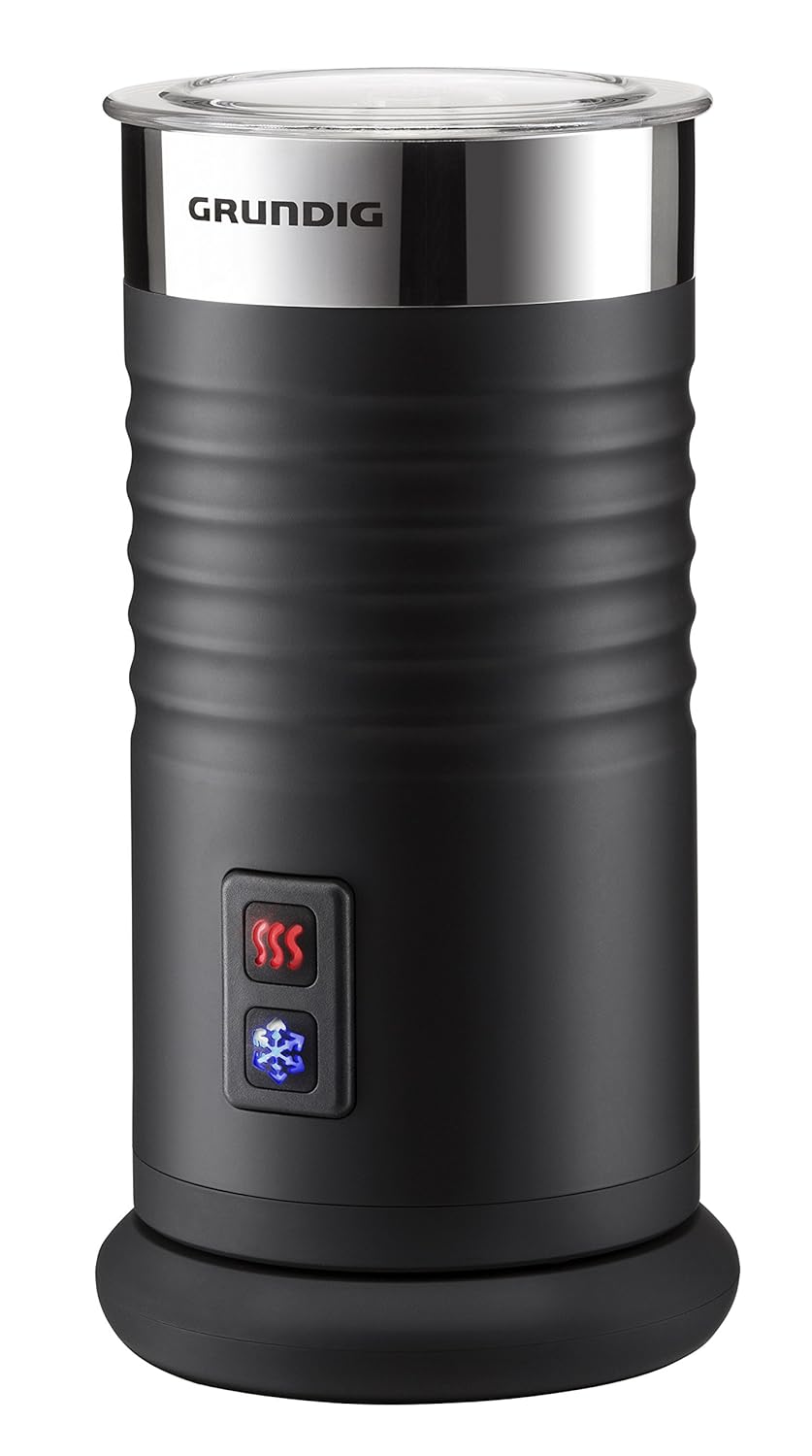 Grundig MF Batidora espumadora de leche automática W color negro y plateado