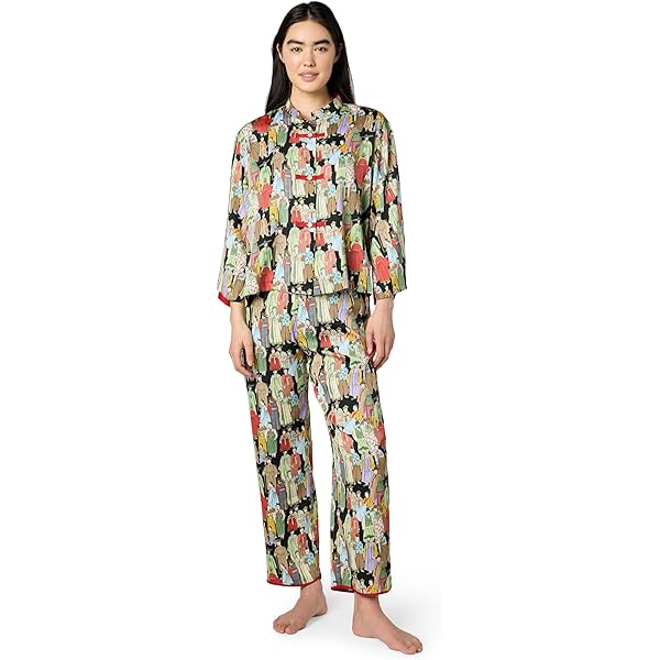 N Natori womens Geisha- Printed Satin Oth Pj Length 25