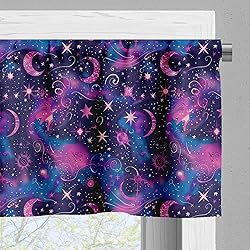 Ambesonne Celestial Window Valance Pack of