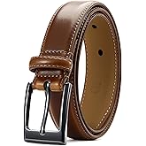 CHAOREN Mens Belts Leather Gift for Men - Ideal Match for Mens Dress Shoes