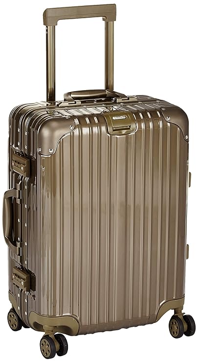 Tamo Polycarbonate 14 inches Titanium Gold Carry-On (1890491906171)