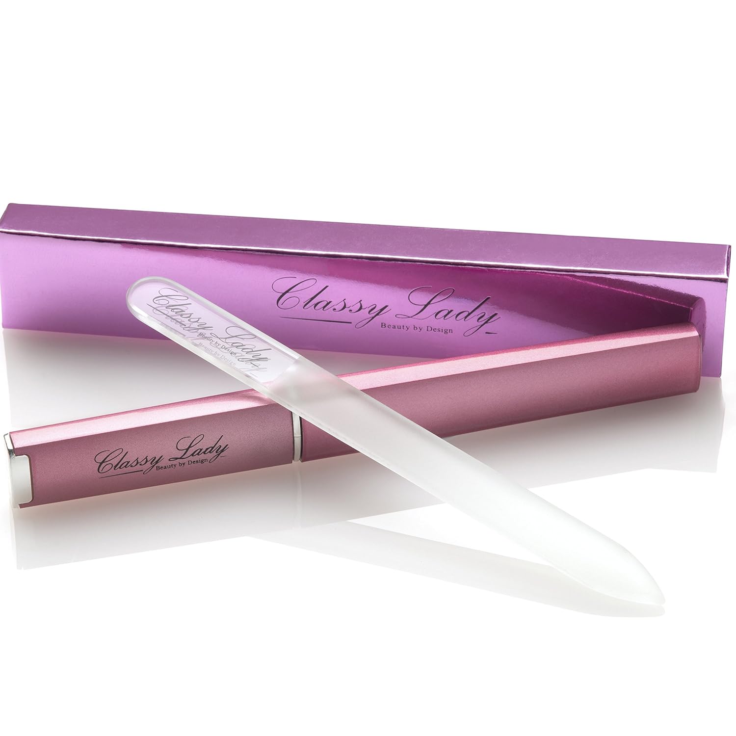 ClassyLady Professional Glass Nail File Crystal Finger Nail Files For