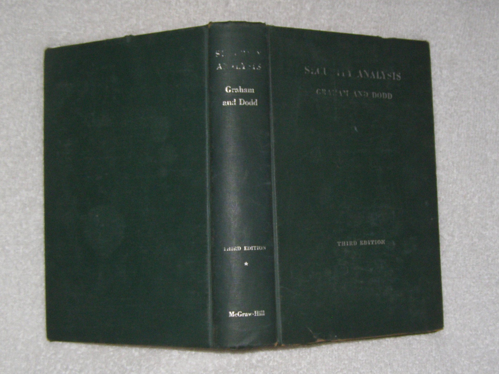 Security Analysis: Principles and Technique, 3rd Edition: Graham, Benjamin, Dodd, David L., Jr., Charles Tatham: 9781125264010: Amazon.com: Books