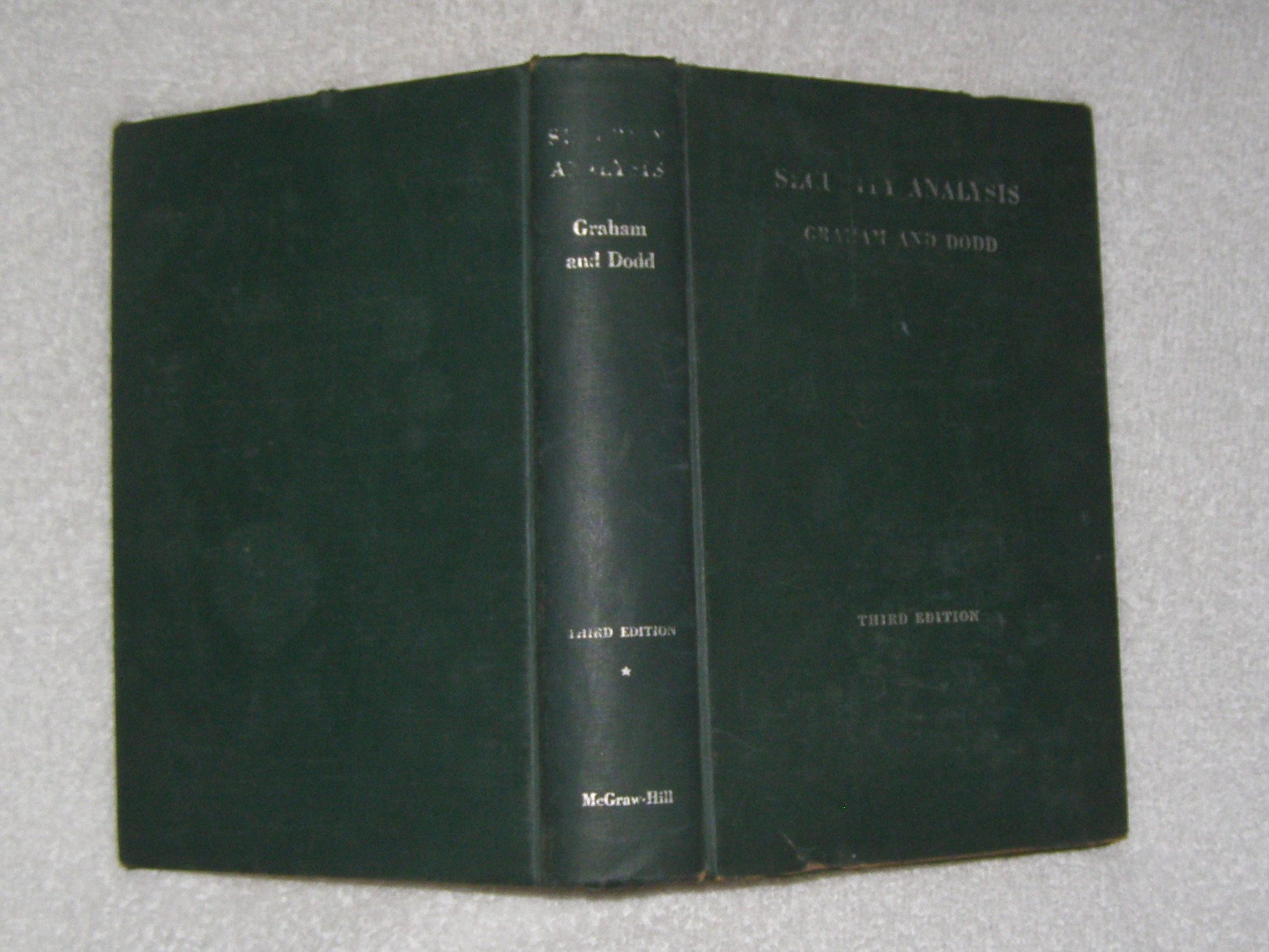 Security Analysis: Principles and Technique, 3rd Edition: Graham, Benjamin, Dodd, David L., Jr., Charles Tatham: 9781125264010: Amazon.com: Books