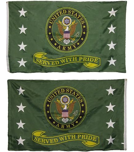 thumbnail image 2 of Trade Winds 3x5 Ft U.S. Army Flag – 'This We'll Defend' Black Symbol II, 150D Polyester With Grommets 2 of 5