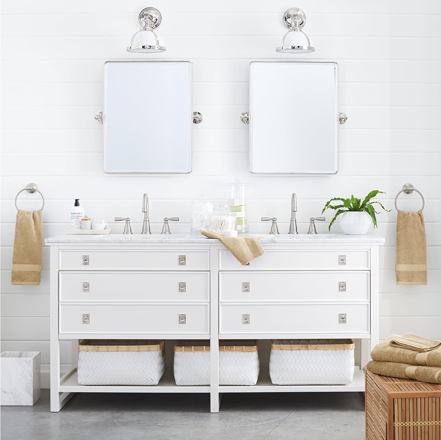 Pinzon 6 Piece Blended Egyptian Cotton Bath Towel Set - Driftwood: Home & Kitchen