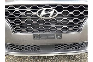 TN TRUNKNETS INC Front Bumper License Plate Mount Bracket for Hyundai & 6 Secure Screws & Wrench Kit