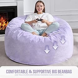 Hobestluk 5ft Bean Bag Chairs for Adults Large