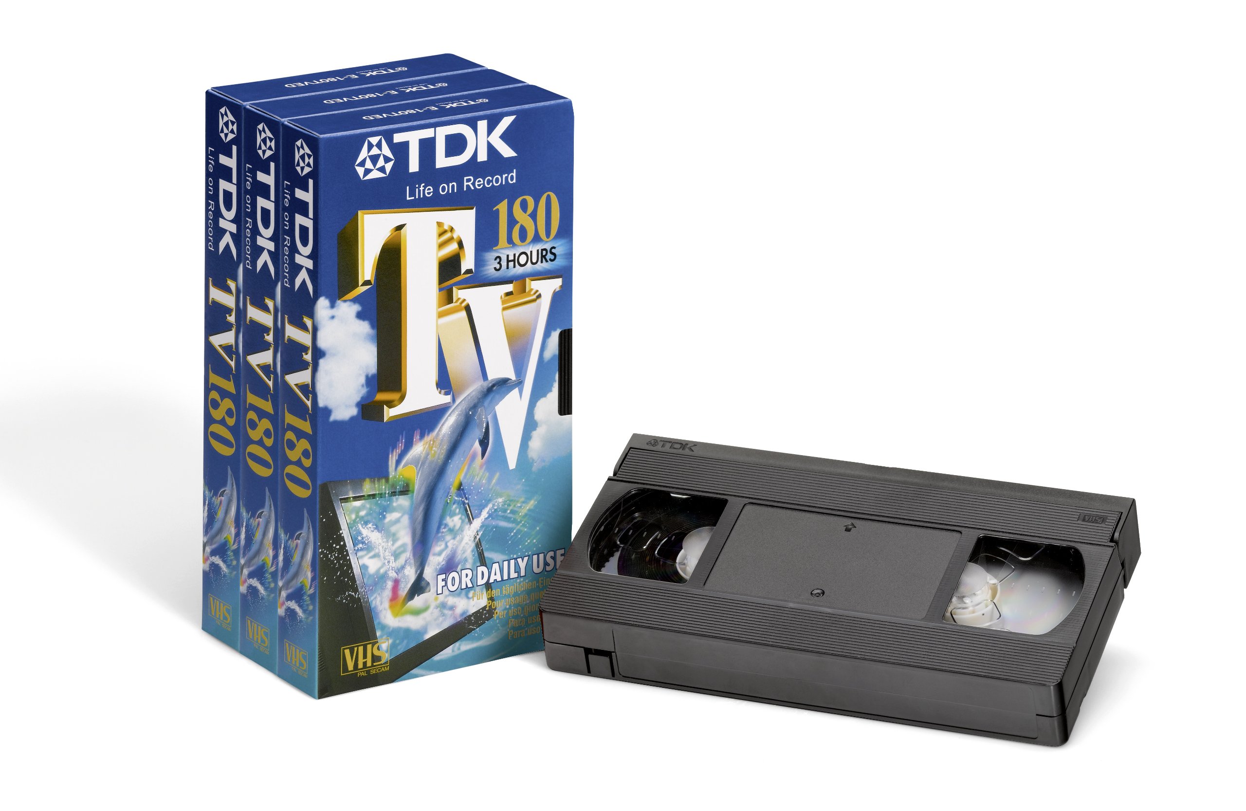 TDK E 180 TV Blank Tapes