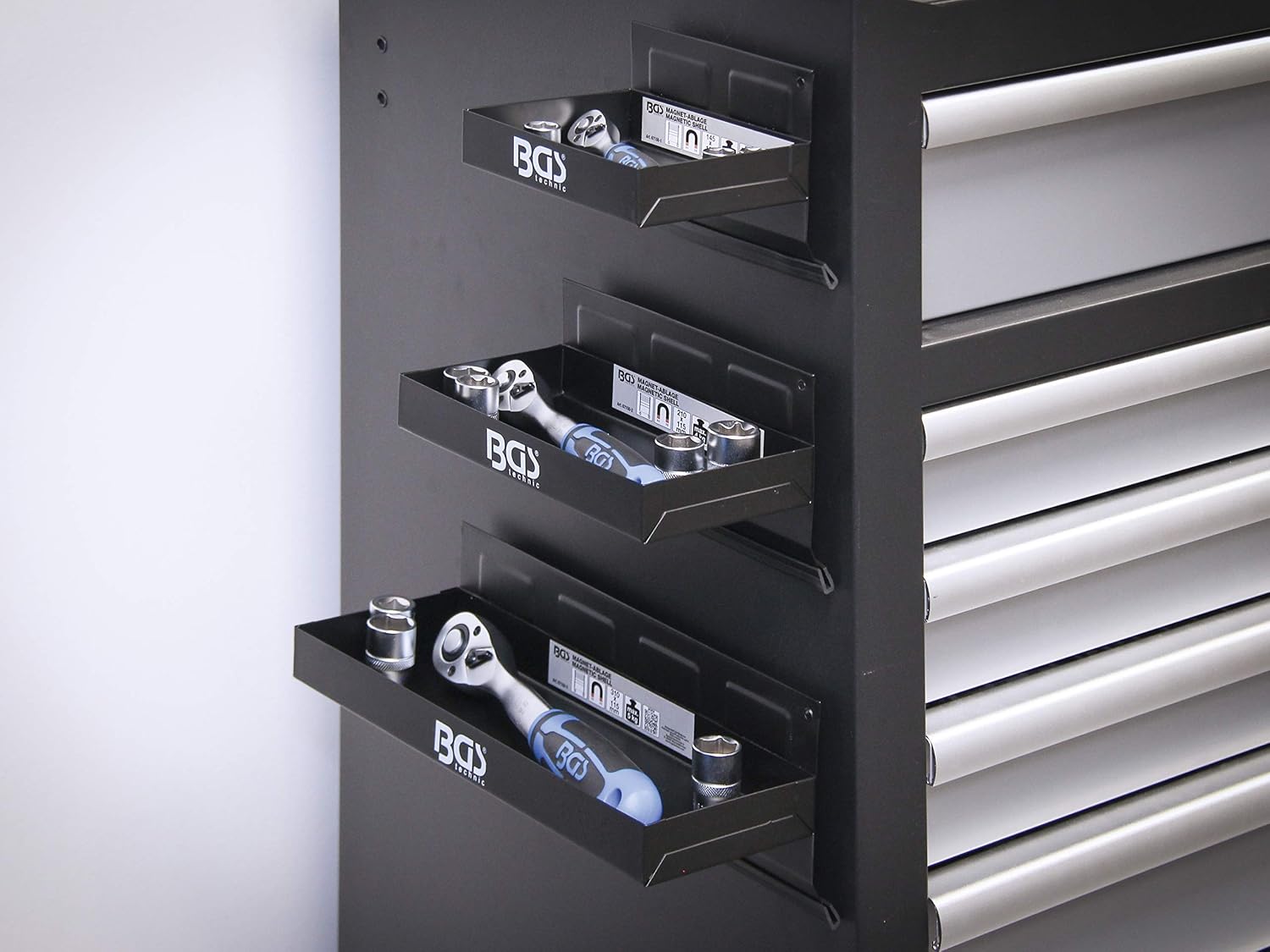 BGS 67150 | Magnetic Shell Set | 150 / 210 / 310 mm | 3 pcs. - Image 3