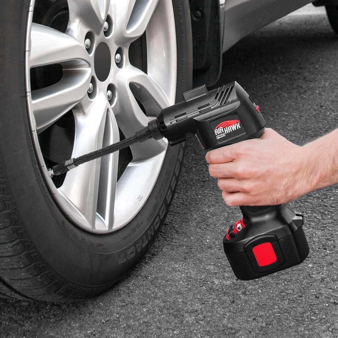Air Hawk MAX Portable Air Compressor Tyre Inflator Automatic Pump