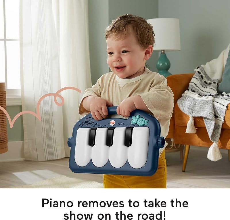 Gimnasio Piano Kick & Play para Bebé, Navy Fawn