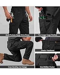 CNBQDD Mens Work Pants Construction Waterproof