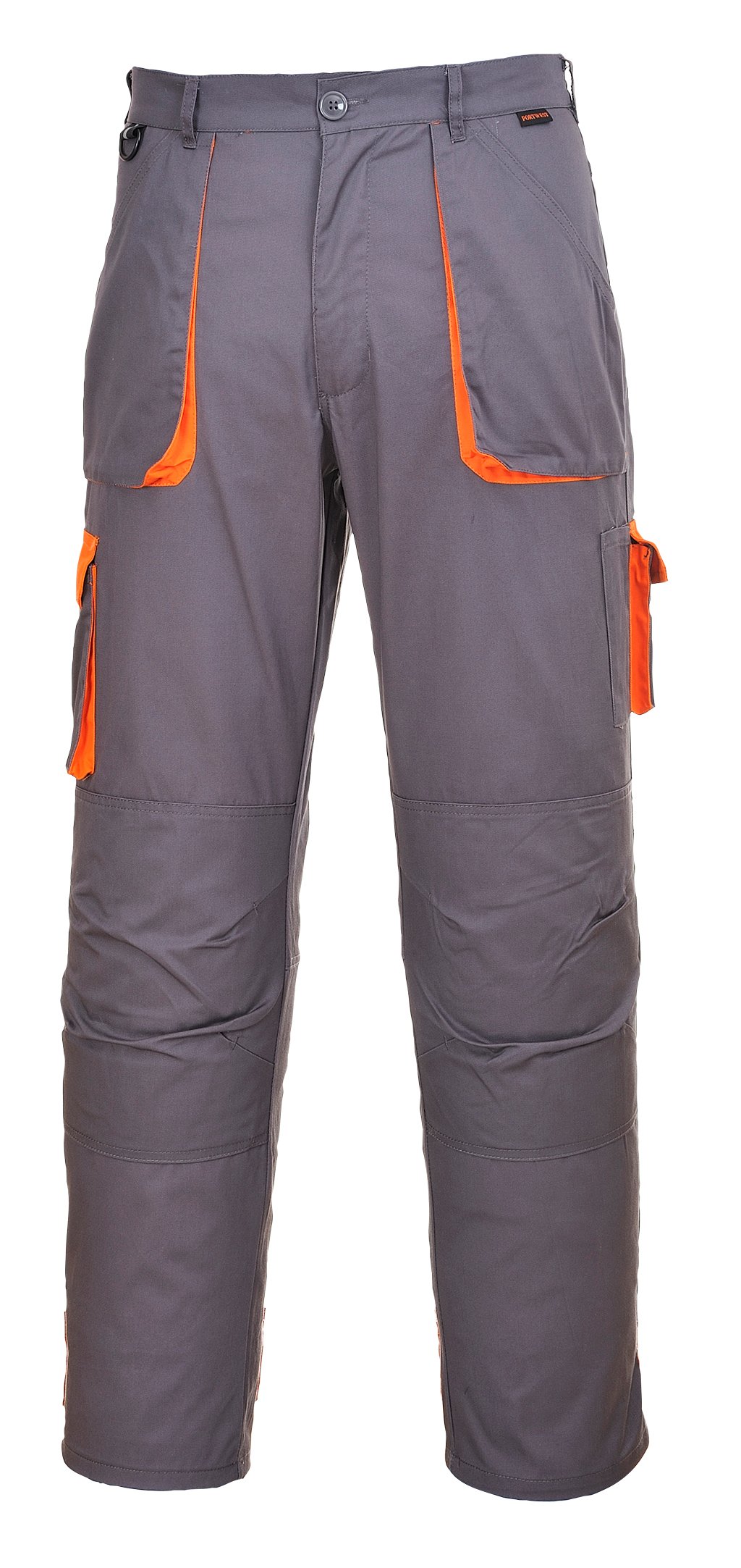 Portwest Texo Contrast Trouser, Size: XS, Colour: Grey, TX11GRRXS