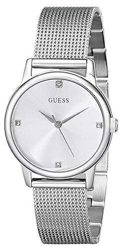 Guess U0532l1 Watch For Women Silver Stainless Steel Strap