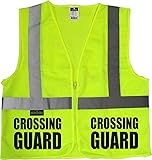 Conspiracy Tee Crossing Guard Mesh Vest, Traffic Safety Vest, School Safety, Municipal Safety