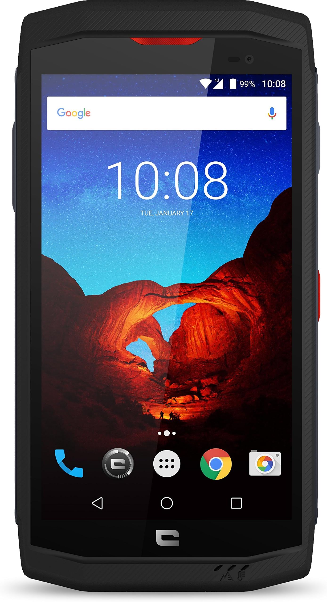 Crosscall Trekkerx3 32 GB UK SIM-Free Smartphone - Black/Red