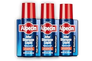 Alpecin After Shampoo Caffeine Liquid 6.76 fl oz (Pack of 3) I Topical Solution for Men's Thinning Hair I Promotes Natural Hair Growth I Sulfate Free with Concentrated Caffeine