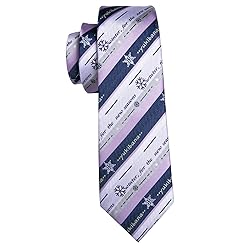 Barry.Wang Mens Christmas Tie Set Blue White