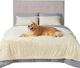 Bedsure Waterproof Dog Blanket Extra Large 152x203cm Cream view 6