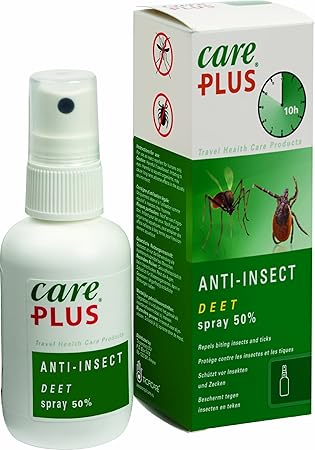 Care Plus Campingartikel Anti Insect Deet 50% Spray 60ml, TP32411
