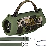 Lebakort Silicone Cover Compatible with JBL Charge 6 Portable Speaker (Squad Green Cover)