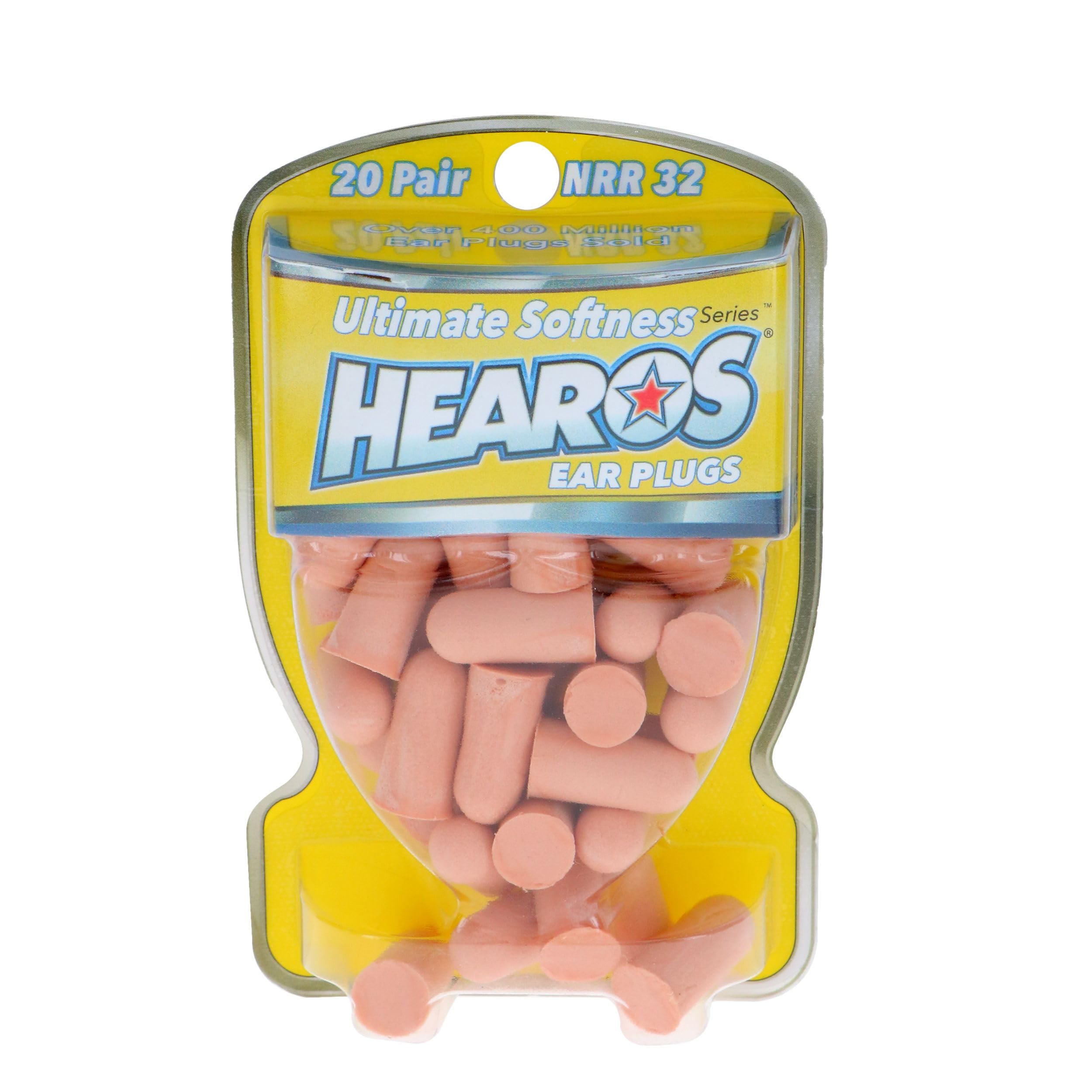 Hearos Ultimate Softness Series Foam Earplugs, 20-Pair