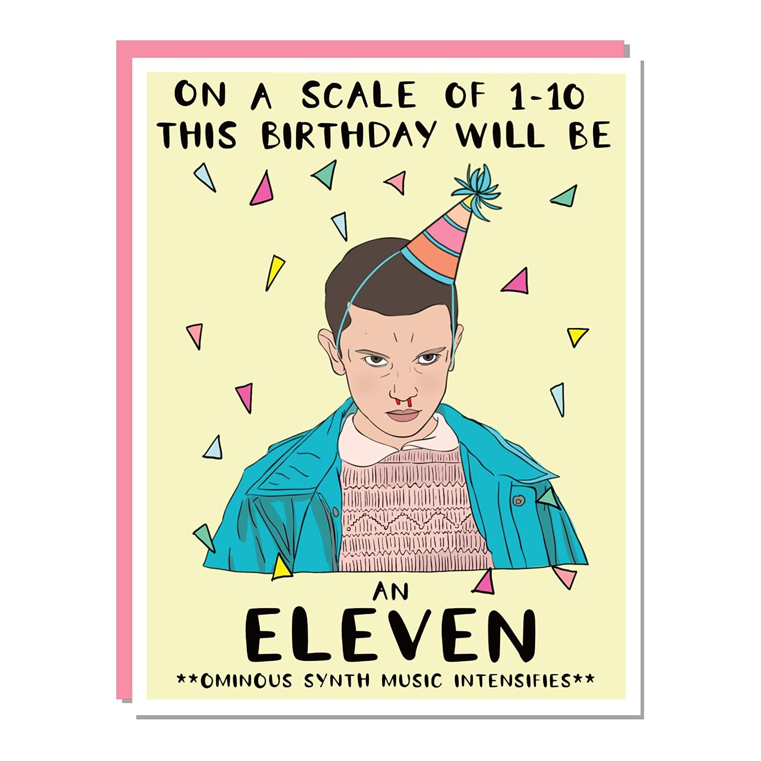 Stranger Things Birthday Card Ideas