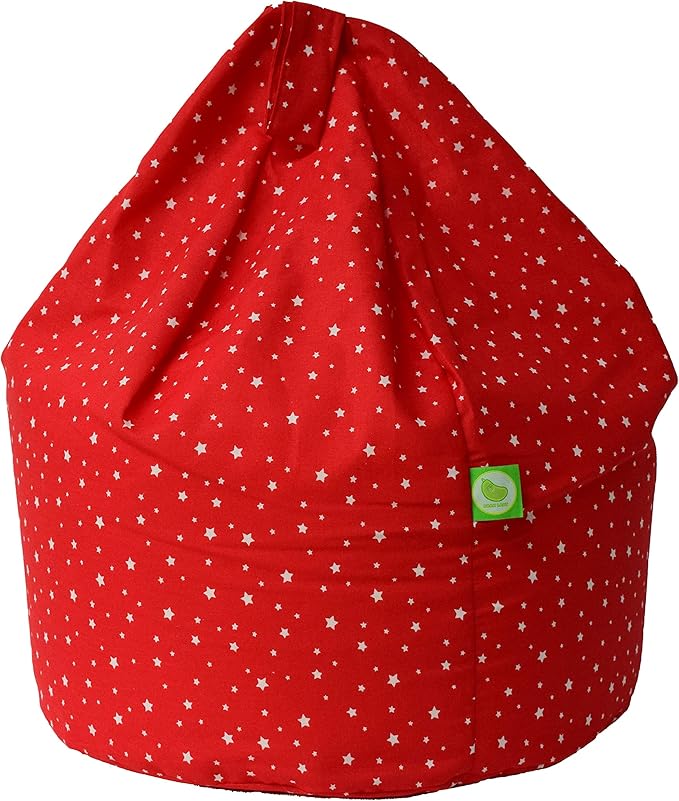 Bean Lazy Cotton Red Stars Bean Bag With Bean Large Size Amazon.co.uk